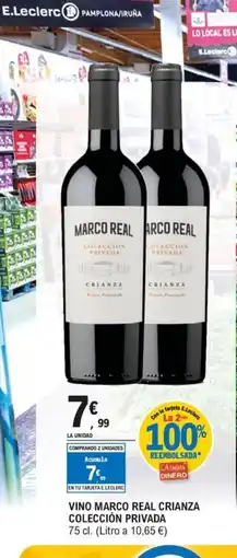 E.Leclerc Vino marco real crianza coleccion privada oferta
