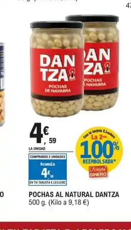 E.Leclerc DANTZA Pochas al natural oferta