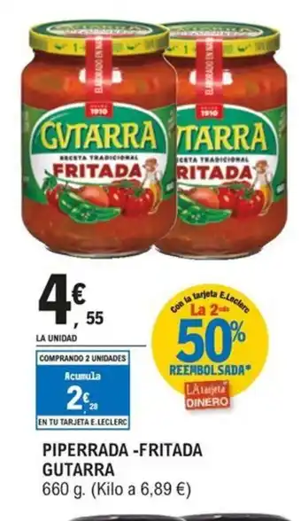 E.Leclerc GUTARRA Piperrada -fritada oferta