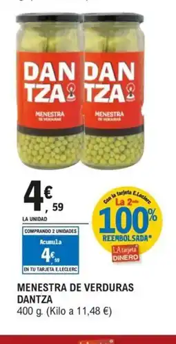E.Leclerc DANTZA Menestra de verduras oferta