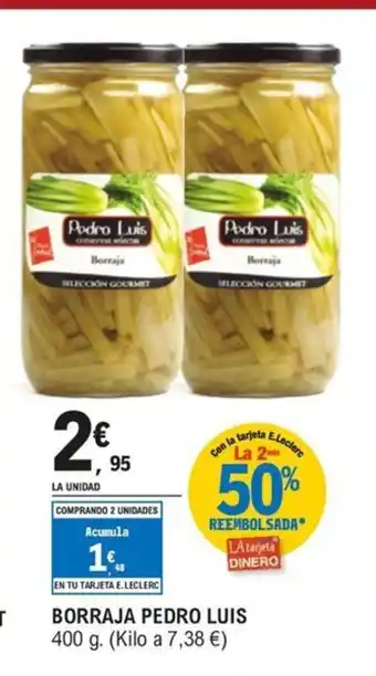 E.Leclerc PEDRO LUIS Borraja oferta