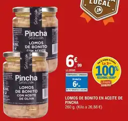 E.Leclerc Lomos de bonito en aceite de pincha oferta
