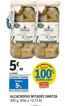 E.Leclerc DANTZA Alcachofas mitades oferta