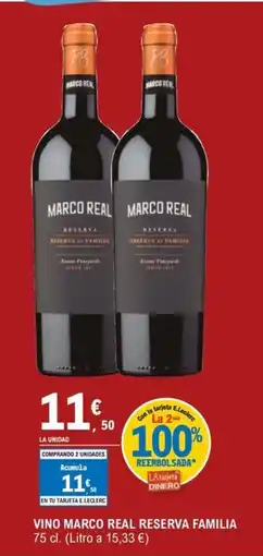 E.Leclerc Vino marco real reserva familia oferta