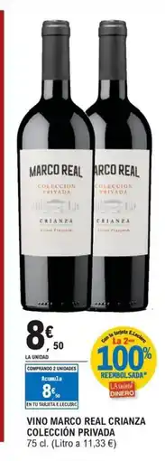 E.Leclerc Vino marco real crianza colección privada oferta