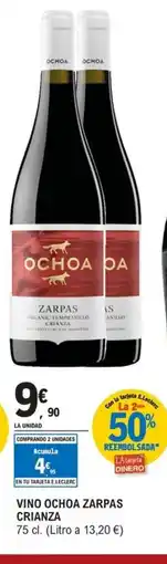 E.Leclerc Vino ochoa zarpas crianza oferta