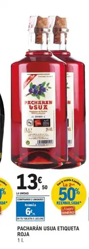 E.Leclerc Pacharán basarana negra roja oferta