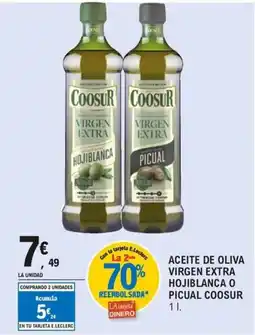 E.Leclerc COOSUR Aceite de oliva virgen extra hojiblanca o picual oferta