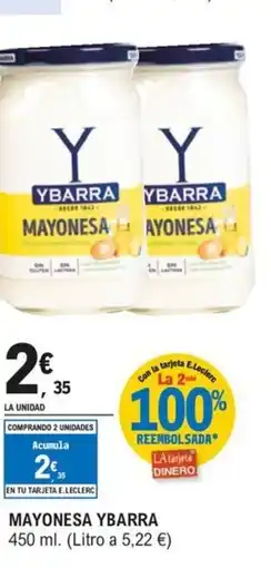E.Leclerc YBARRA Mayonesa oferta