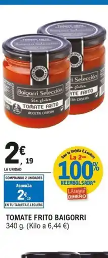 E.Leclerc BAIGORRI Tomate frito oferta