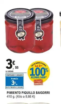 E.Leclerc BAIGORRI Pimiento piquillo oferta