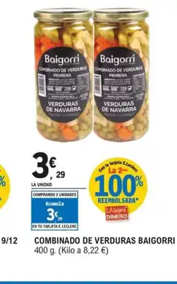 E.Leclerc BAIGORRI Combinado de verduras oferta