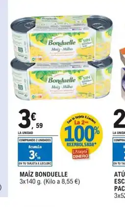 E.Leclerc BONDUELLE Maíz oferta