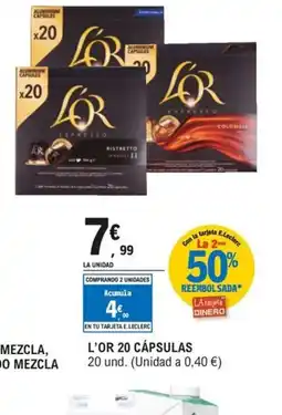 E.Leclerc L'OR 20 cápsulas oferta