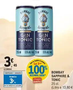 E.Leclerc BOMBAY SAPPHIRE Tonic oferta