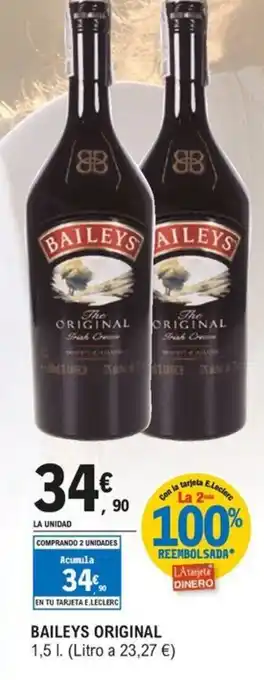 E.Leclerc BAILEYS Original oferta