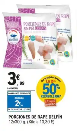 E.Leclerc DELFÍN Porciones de rape oferta