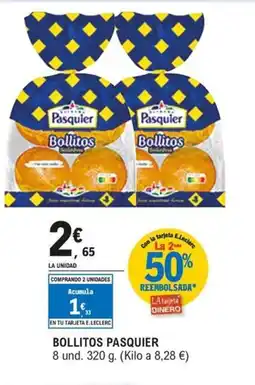 E.Leclerc PASQUIER Bollitos oferta