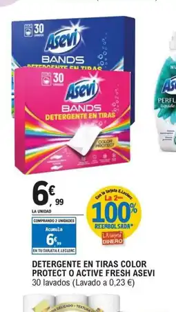 E.Leclerc Detergente en tiras color protect o active fresh oferta