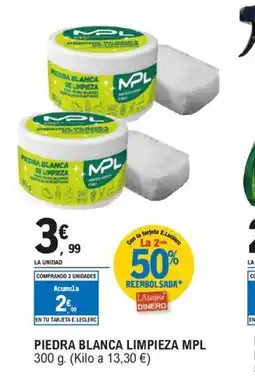 E.Leclerc Piedra blanca limpieza mpl oferta
