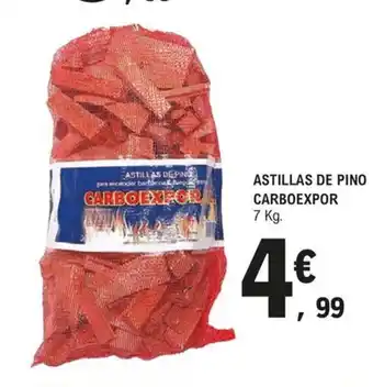 E.Leclerc CARBOEXPOR Astillas de pino oferta