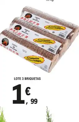 E.Leclerc Lote 3 briquetas oferta