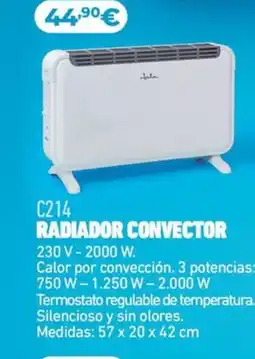 E.Leclerc Radiador convector oferta
