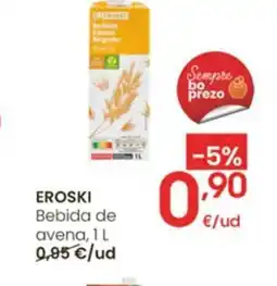 Eroski EROSKI Bebida de avena oferta