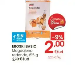 Eroski EROSKI BASIC Magdalena redonda oferta