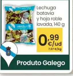 Eroski Lechuga batavia y hoja roble lavada oferta