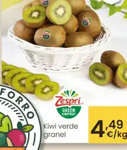 Eroski Kiwi verde granel oferta