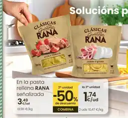 Eroski RANA En la pasta rellena señalizada oferta