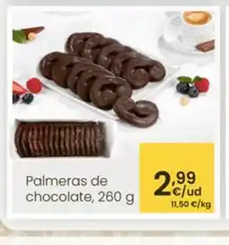 Eroski Palmeras de chocolate oferta