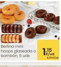 Eroski Berlina mini hoops glaseada o bombón oferta