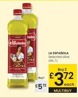 Eroski LA ESPAÑOLA Selected olive oils oferta