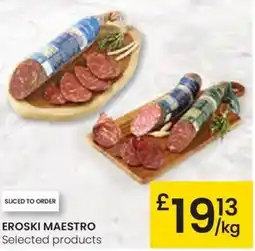 Eroski EROSKI Maestro selected products oferta