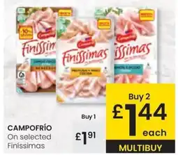 Eroski CAMPOFRÍO On selected Finíssimas oferta