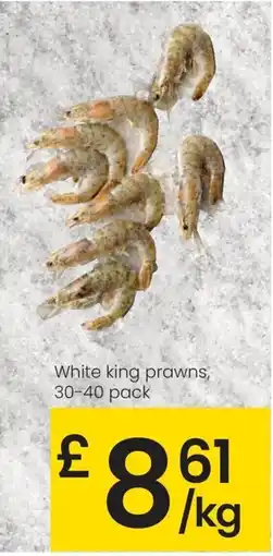 Eroski White king prawns oferta