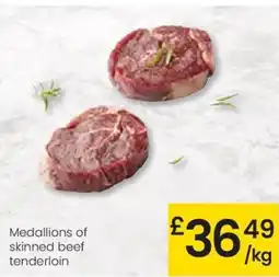 Eroski Medallions of skinned beef tenderloin oferta