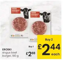 Eroski EROSKI Angus beef burger oferta
