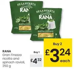 Eroski RANA Gran Finezza ricotta and spinach ravioli oferta