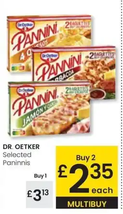 Eroski DR. OETKER Selected Paninnis oferta