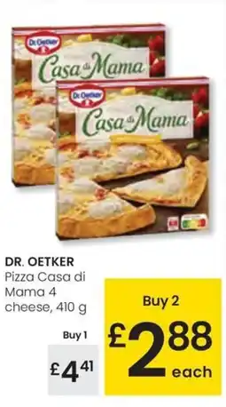 Eroski DR. OETKER Pizza Casa di Mama 4 cheese oferta