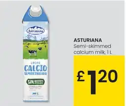 Eroski ASTURIANA Semi-skimmed calcium milk oferta