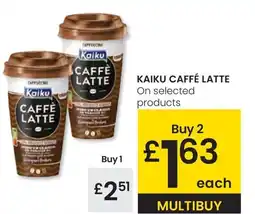 Eroski KAIKU CAFFÉ LATTE On selected products oferta