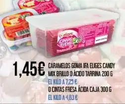 Claudio Ifa eliges - caramelos goma candy mix brillo o acido tarrina oferta