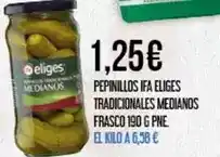 Claudio Eliges - pepinillos ifa tradicionales medianos frasco oferta
