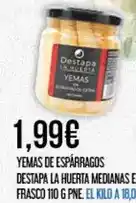 Claudio Destapa la huerta - yemas de esparragos oferta