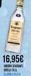 Claudio Seagram's - ginebra oferta