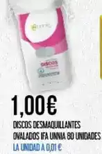 Claudio Ifa unnia - discos desmaquillantes ovalados oferta